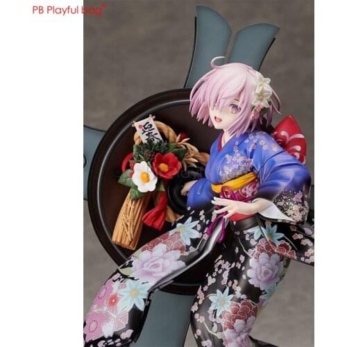 23CM Mash Kyrielight figure with 27CM shield pvc collectible model action figure Anime collections Room Decoration Saber HB85