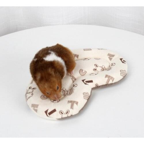 2020 Animal Sleep Mat Warm Cotton Heart Small Guinea Pig Bed Pad Bed Cushion Nest For Hamster Hedgehog Squirrel Mice Rats Cage