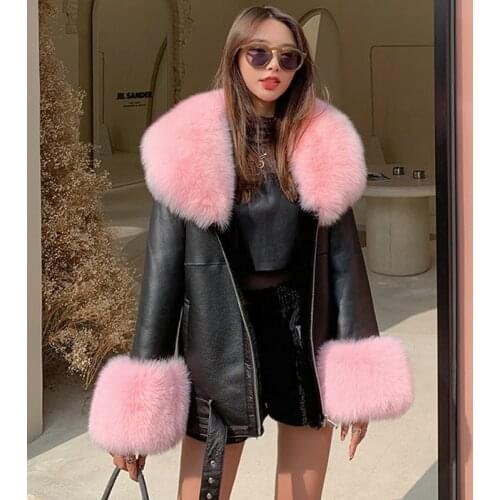 SARSALLYA Fur Coats With Collar