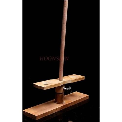 Funnel rack (wooden) 2 holes Detachable Chemical experiment equipment Middle school teaching instrument