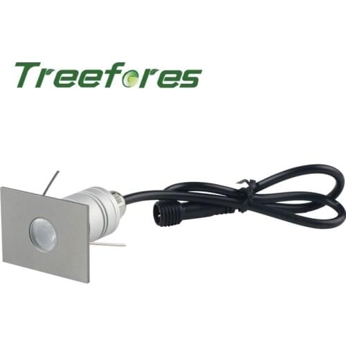 6PCS Dimmable 1W CREE COB IP67 Waterproof LED Bulb Downlight 12V 24V Garden Wall Spot Lighting