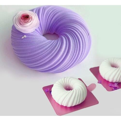 Meibum Turbine Mousse Dessert Moulds Silicone Cake Molds Bakeware Set Pastry Baking Tools Decorating Pan Kitchen Utensils