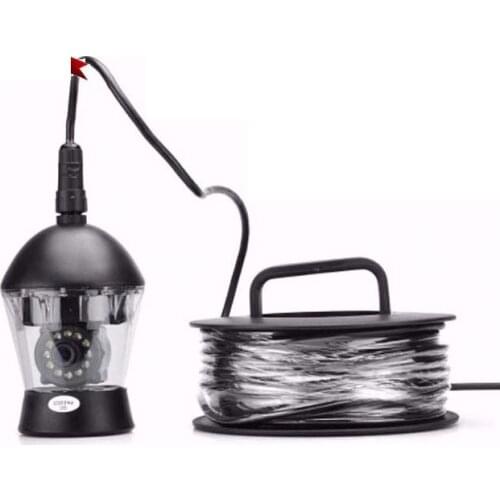 Waterproof Night Vision Fish Finder With 20M Cable 360 Rotation Underwater Camera For Fishing