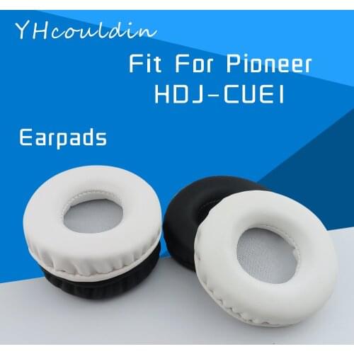 YHcouldin Earpads For Pioneer HDJ-CUE1 HDJ CUE1 Headphone Accessaries Replacement Wrinkled Leather