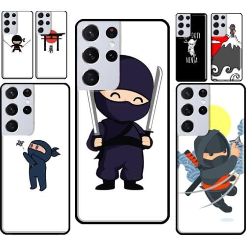 Japan samurai Ninja Warrior Funny Case For Samsung Galaxy S21 Ultra Note 20 S20 FE S8 S9 S10 Note 10 Plus S10e Phone Cover