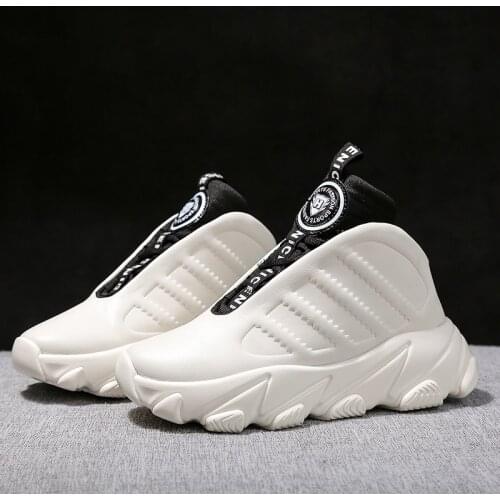 Womens Orginal Designer Platform White Shoes Novelties 2021 Trend Zapatillas De Deporte High-top Casual Sneakers Knight Boots