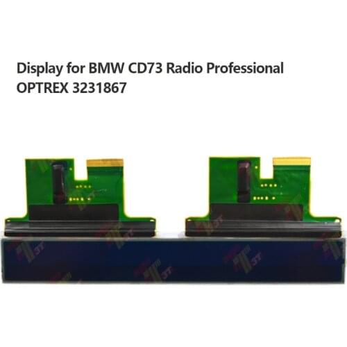 LCD GLASS Display For BMW CD73 OPTREX 3231867 Mini Cooper Professional Radio CD Player E90 E91 E92 Pixel Repair