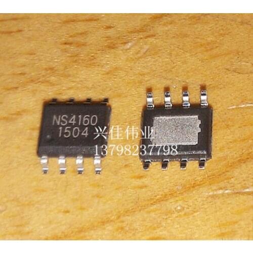 10PCS The new NS4160 class AB / Class D switching ultralow EMI filter- 5W mono audio amplifier