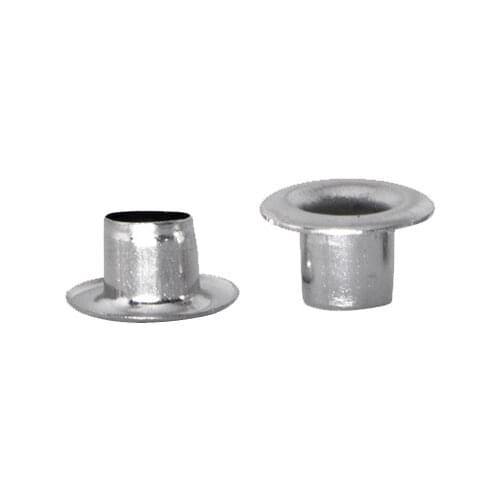 10000 Pcs/pack Silver Iron High Foot Garment Eyelets without Gasket for Leather Craft Shoes DIY Accessories 4.5*9*5mm