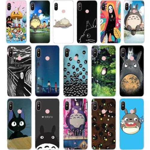 30AA Cute Totoro gift Soft Silicone Tpu Cover phone Case for Xiaomi Redmi 6 Pro 6A 7A Note 6 Pro 7 case