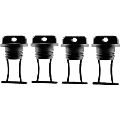 4PCS Marine Drain Plug Plastic Boat Drain Plug Kayak Accessories for Canoe Marine Boat Fishing