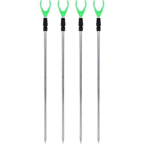 4PCS Adjustable Metal Fishing Rod Holder Fixed Frame Fishing Rod Bracket Fishing Supplies