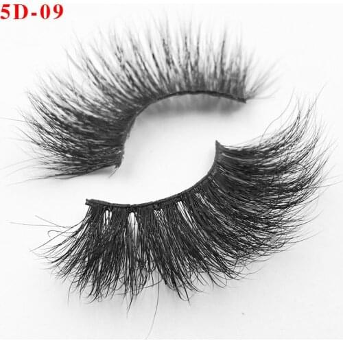 5/10/100pairs 3D Mink Lashes Natural False Eyelashes Dramatic Volume Fake Lashes Makeup Eyelash Extension 25mm Silk Eyelashes