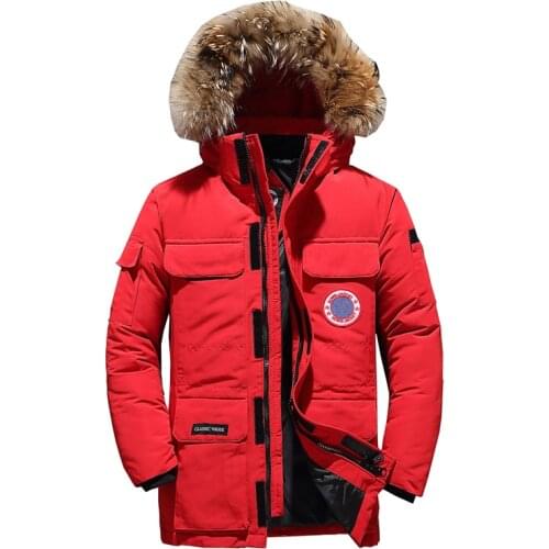 90%Down Jackets Men Winter Jacket Women Fashion Thick Warm Parkas Fur White Duck Down Coats Casual Man Waterproof Down Jackets