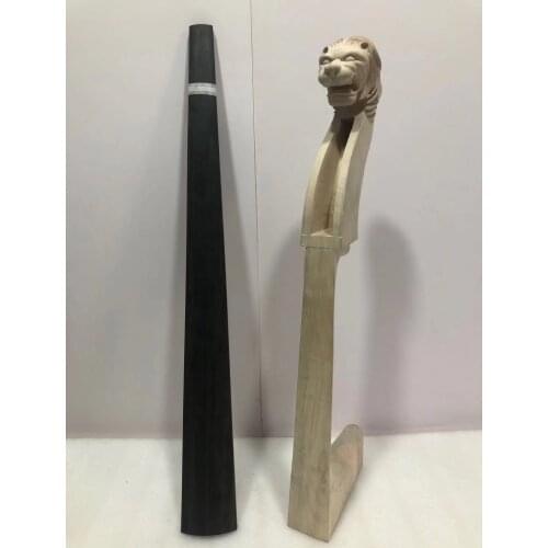 The 3 / 4 double bass lion head is made of high quality maple, and the fingerboard is made of pure ebony without coloring