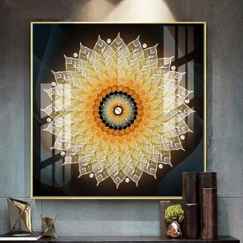 EECAMAIL DIY Diamond Painting Handicraft No Frame Full Diamond Embroidery Luxury Abstract Pattern Bedroom Bedhead Hanging Painti