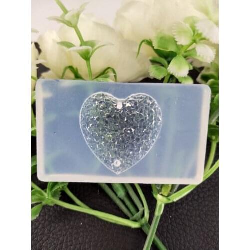 Porcelain necklace bracelet gem drop mold transparent Epoxy Resin Jewelry Pendant Bracelet Making resin molds for jewelry