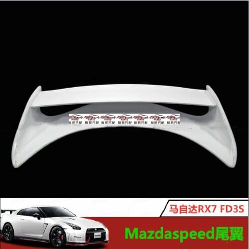 Suit For Parts Auto Are Mazda Rx7 Fd3s Mazdaspeed Glass Tail and Fiber Semi Carbon
