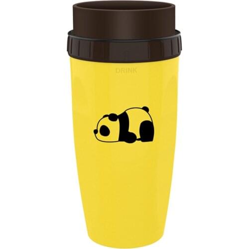 Creative Coverless twisted cup neolid casual sippy cup children students portable creative plastic cup wholesale Dropshiipping