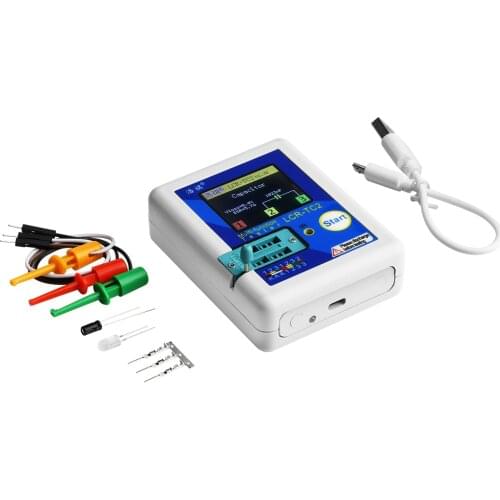 LCR-TC2 Colorful Display Multifunctional Tester TFT Backlight Transistor Tester for Diode Capacitor Resistor Inductor Battery