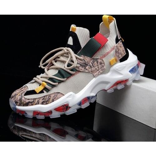 YSHUNIJ 2021 Summer New Flying Woven Casual Shoes Breathable Mens Korean Fashion Versatile Sports Shoes Mens Shoes