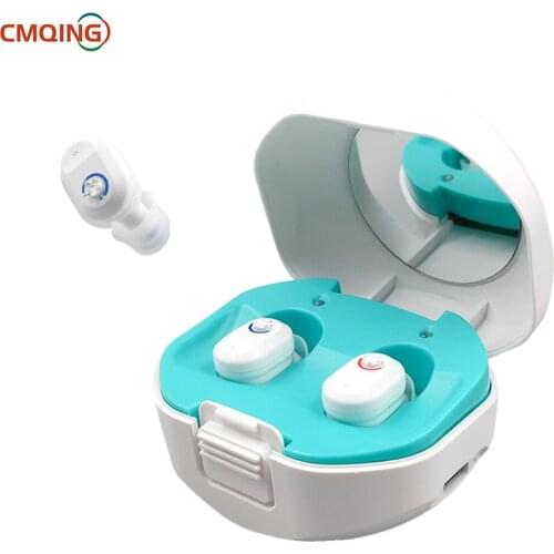 Best Digital Hearing Aid audifonos Usb Rechargeable Mini In Ear Invisible Hearing Aids Deaf Elderly Assistant Amplifier Sound