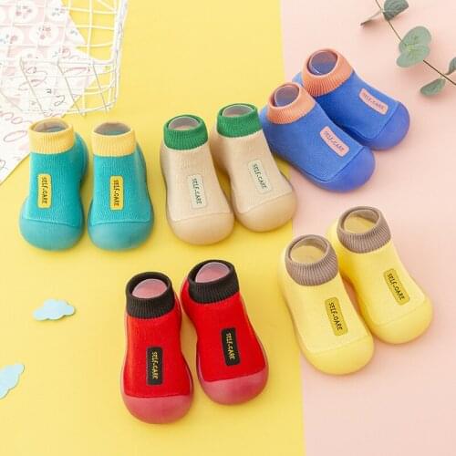 Fashion Toddler Shoes Baby Girl Shoes 2021 New Childrens Socks Shoes Baotou Baby Toddler Baby Shoes Baby Boy Shoes Sneakers