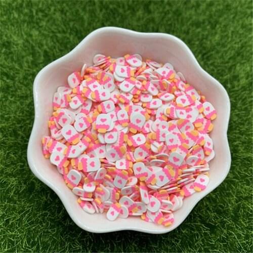 20g 5mm ice cream for Resin DIY Supplies Nails Art Polymer Clear Clay accessories DIY Sequins scrapbook shakes Paper Craft