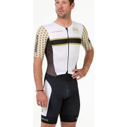 2021 Triathlon Ropa Ciclismo Short Sleeves Mens Cycling Jersey Sportswear Outdoor Bike Clothing Summer Roadbike Skinsuit Suit