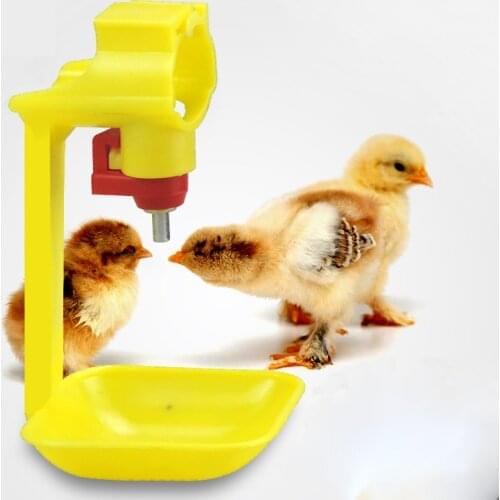 10pcs Chicken Drinking Fountain Hanging Cup Ball Nipple Drinkers Chicken Quail 25mm Pipe Automatic Nipple Waterer