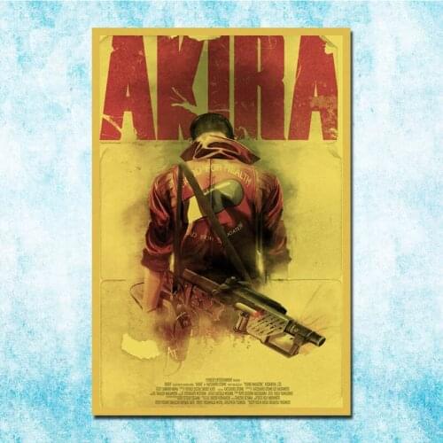 Japanese Anime Movie Akira Poster Art Silk Canvas Retro Print For Home Room Decor-038