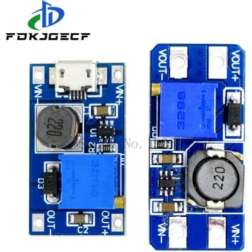 10pcs MT3608 DC-DC Step Up Converter Booster Power Supply Module Boost Step-up Board MAX output 28V 2A for arduino