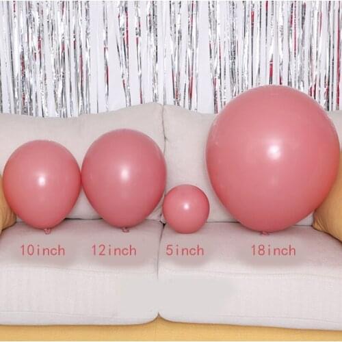 New balloons 5inch/10inch/12inch /18inch Retro bean paste Pink baby shower decorations globos birthday party wedding balloon