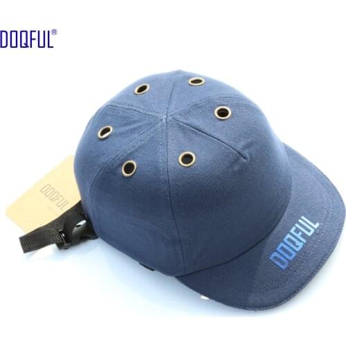 Work Safety Helmet Bump Cap Baseball Cotton Safe Hat Protective Hard Hat Head Protecting Work Site Adjustable Anti-smashing