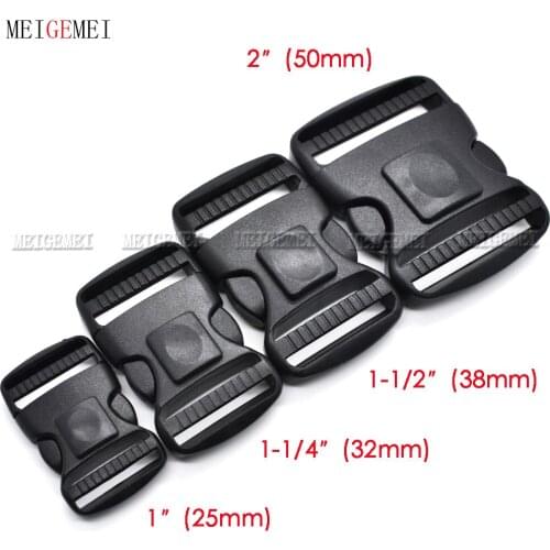 5pcs High Quality Plastic Side Release Buckle Belt Buckle Paracord Clips Webbing 25mm 32mm 38mm 50mm Package accessories