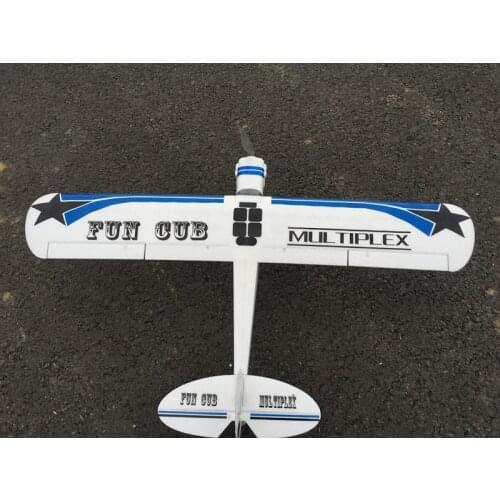 1.1m J3 Fun Cub EPO Trainer RC Airplane Red and Blue Option