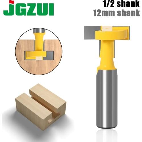 1pcs Top Quality T-Slot & T-Track Slotting Router Bit - 8" 1/2'' 12mm Shank For Woodworking Chisel Cutter Wholesale Price