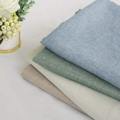 100*150cm Sofa Furniture Linen Fabric By The Meter Material for DIY Needlework Cloth Custom Sofa Cover Pillow Cover