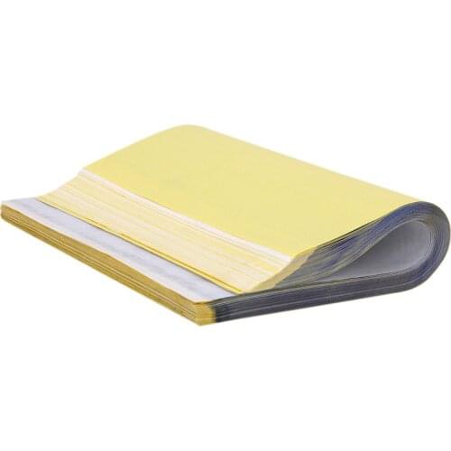 50 Sheets 4-Layer Tattoo Stencil Needle Transfer Paper +One Blue Skin Marker Pen