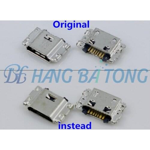 50pcs Original new For Samsung J5 SM-J500 J1 J100 J500 J3 J300F micro usb charger charging connector plug dock jack socket port