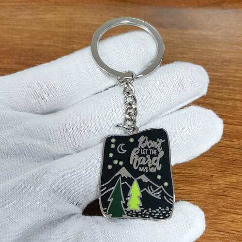 Don't Let The Hard Days Win Keyring Throne of GlassNight Court SJMs ACOTAR Series Keychain Accessories 2021