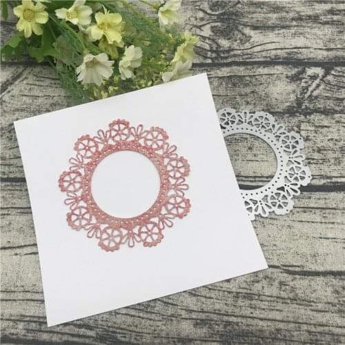 Flower lace Round garland Metal Cutting Dies Stencils For DIY Scrapbook Paper Card Decorative Craft Embossing Die Cuts