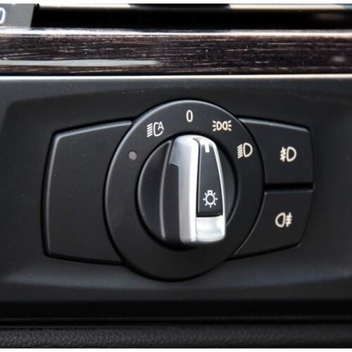 For BMW E90 320i 325i 330i 335i 2005-2012 E84 X1 2009-2015 1pc Car Light Headlamp Headlight Switch Knob Replacement