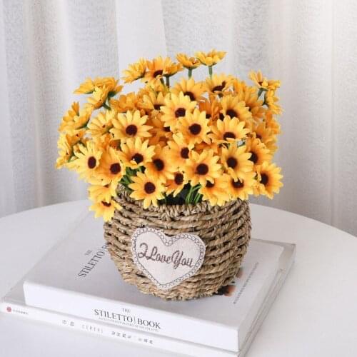 Artificial Flowers Sunflower Christmas Decorations 2021 Home Decor Gifts for the New Year Shop Office Party Garden Hotel Wedding