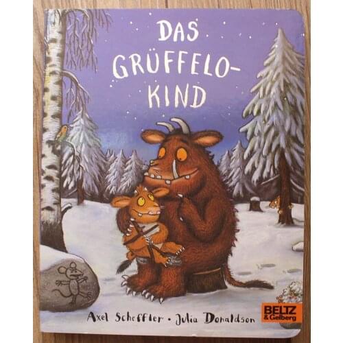 Parent child kids baby story German learning book Early childhood enlightenment reading picture book Age 1 up