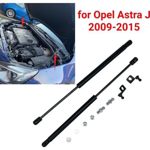 Car Front Hood Bonnet Gas Spring Strut Shock Damper Lift Support Bar for Opel Holden Astra J Vauxhall MK6 GTC 2009- 2014 2015