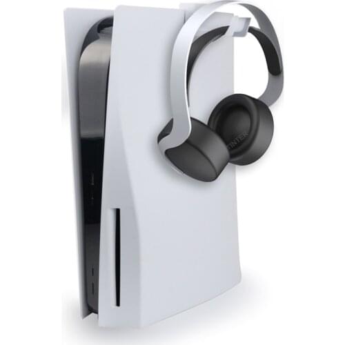 For PS5 Headphone Wall Mount Holder Bracket Hanger Storage Stand Host Headset Support Hook Console Gamepad Game Accessories