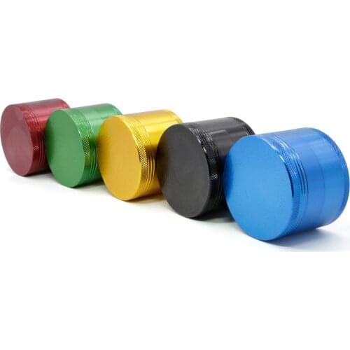 New High Quality 63 MM 4-layer Herb Tobacco Grinder Hand Muller Grinders Mill Smoke Spice Crusher Smoking Accessorie Wholesale