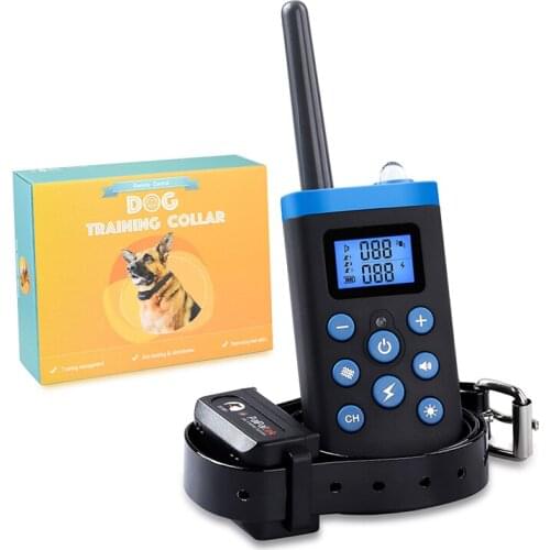 Paipaitek Dog Training Collar with 1100 yd Remote Range 60 days Ultra Long Working Time for Large Dogs Rechareable & Waterproof