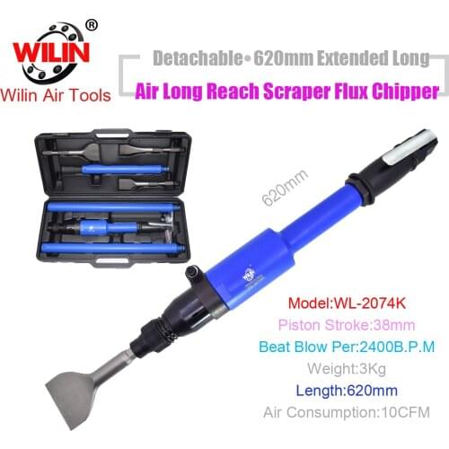 Pneumatic Tools Extended Air chisels Reach Scraper Flux Chipper Big Length 620mm